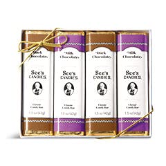 See's Candies 6 oz Assorted Candy Bars (4 Individually Wrapped Bars)