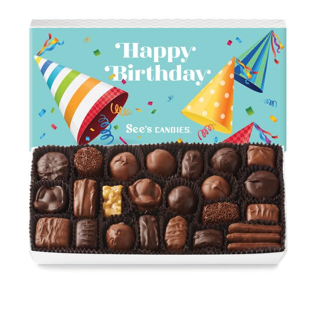 See's Candies Happy Birthday Assorted Chocolates (2 Pound)