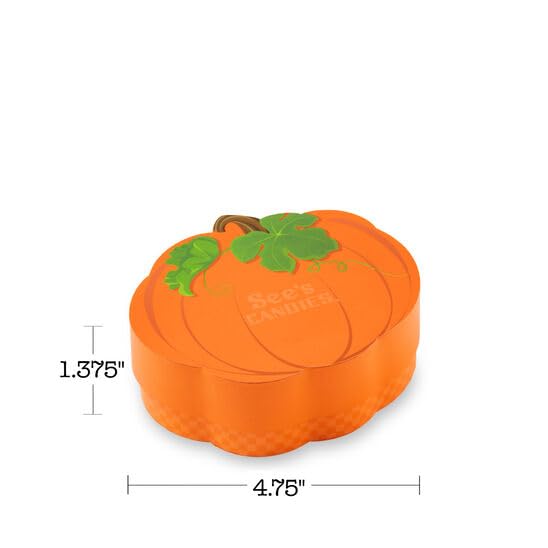 See's Candies 4.1 oz Little Pumpkin Box