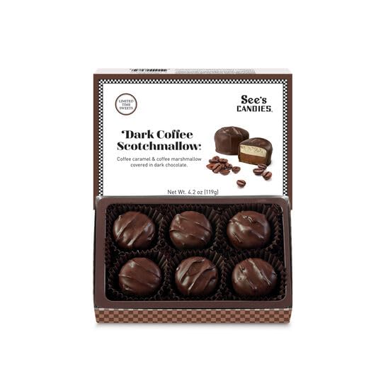 See's Candies 4.2 oz Dark Coffee Scotchmallow