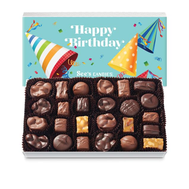 See's Candies Happy Birthday Nuts & Chews (2 Pound)