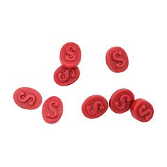 See's Candies 12 oz Red Licorice Medallions