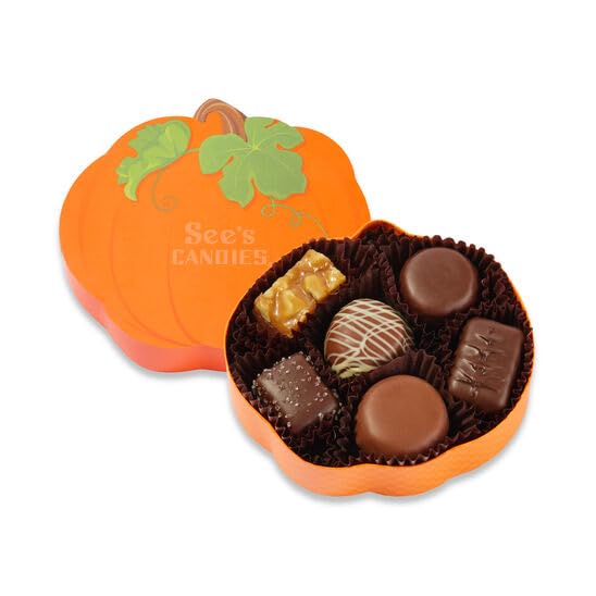 See's Candies 4.1 oz Little Pumpkin Box